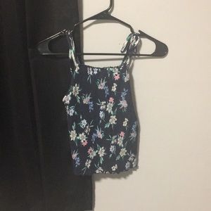 Floral crop top